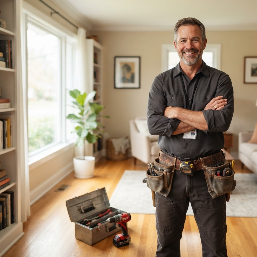 Local handyman ready to help with home repairs
